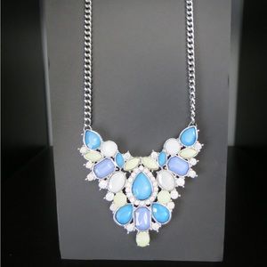 Silver Bib Necklace